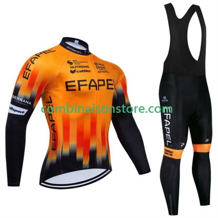 Maillot Cyclisme Hiver + Collant à Bretelles Efapel 2024